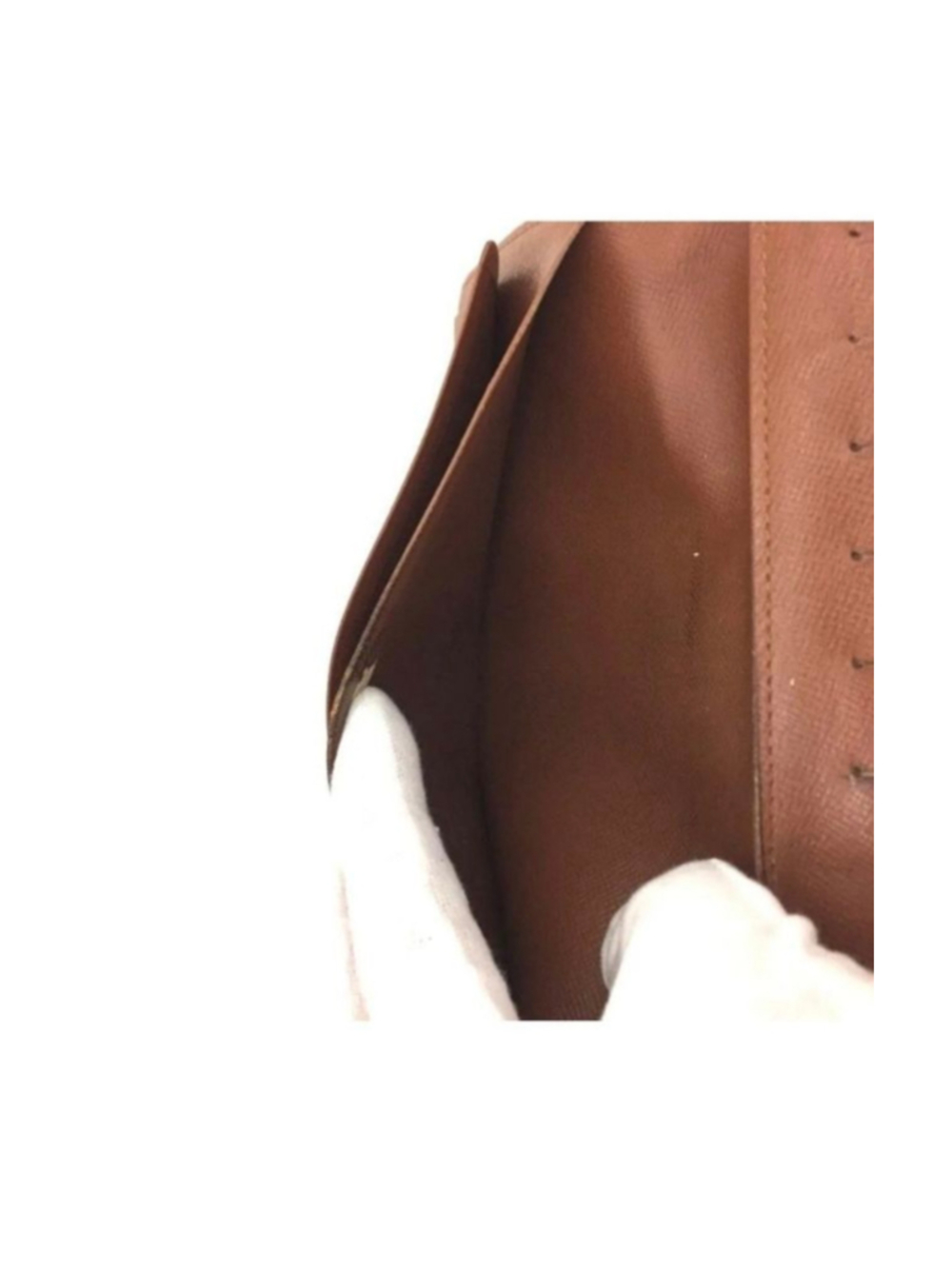 Women's Louis Vuitton Monogram Brown Long Wallet One Size - Picture 6 of 8
